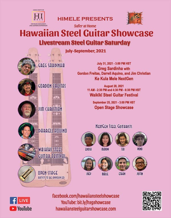 Hawaiian Steel Guitar Showcase 2021 Q3 Poster