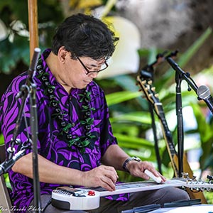 Shinichi Kakiuchi at the 2019 Waikīkī Steel Guitar Festival